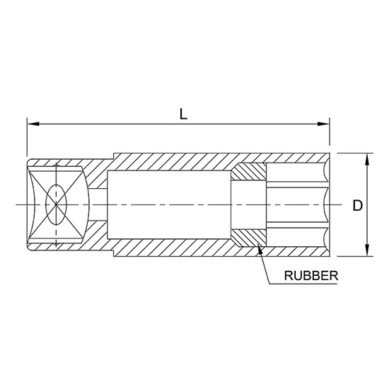 Tuýp mở bugi 3/8